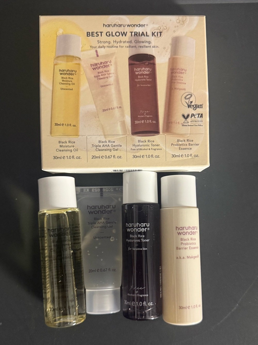 NEW haruharu wonder Best Glow Trial Kit